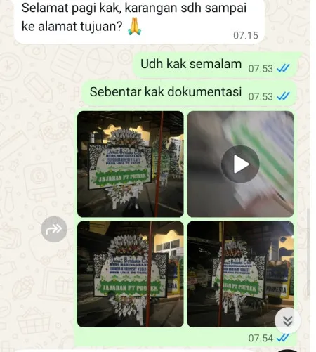 Pengiriman Papan Bunga Selamat Bantengan Karanggede