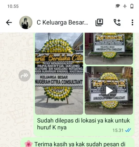 Pengiriman Papan Bunga Duka Bantengan Karanggede