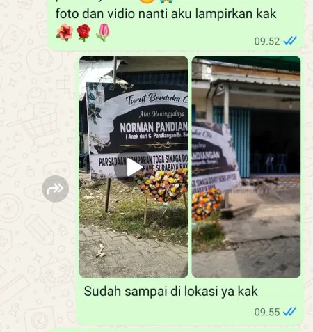 Pengiriman Karangan Bunga Bantengan Karanggede