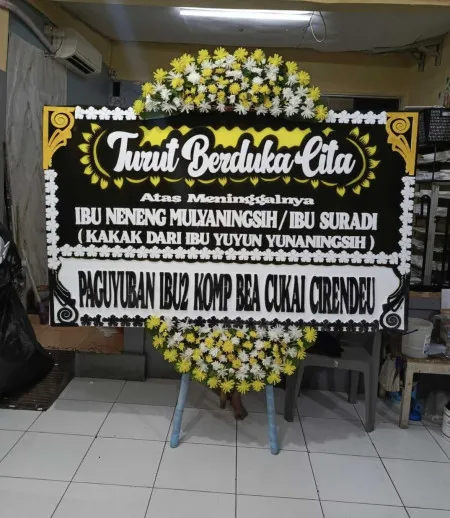 Papan Bunga Duka Bantengan Karanggede
